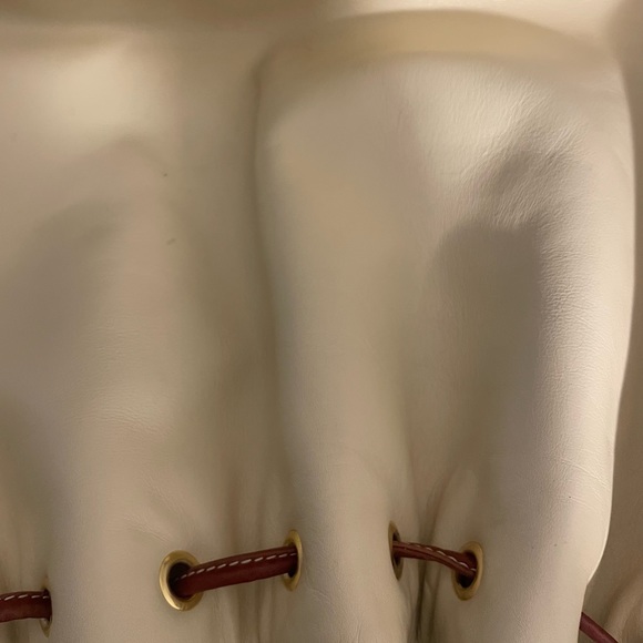 Giancarlo Macucci GM Bag Made in Italy Ivory & Brown Bag - Picture 14 of 16